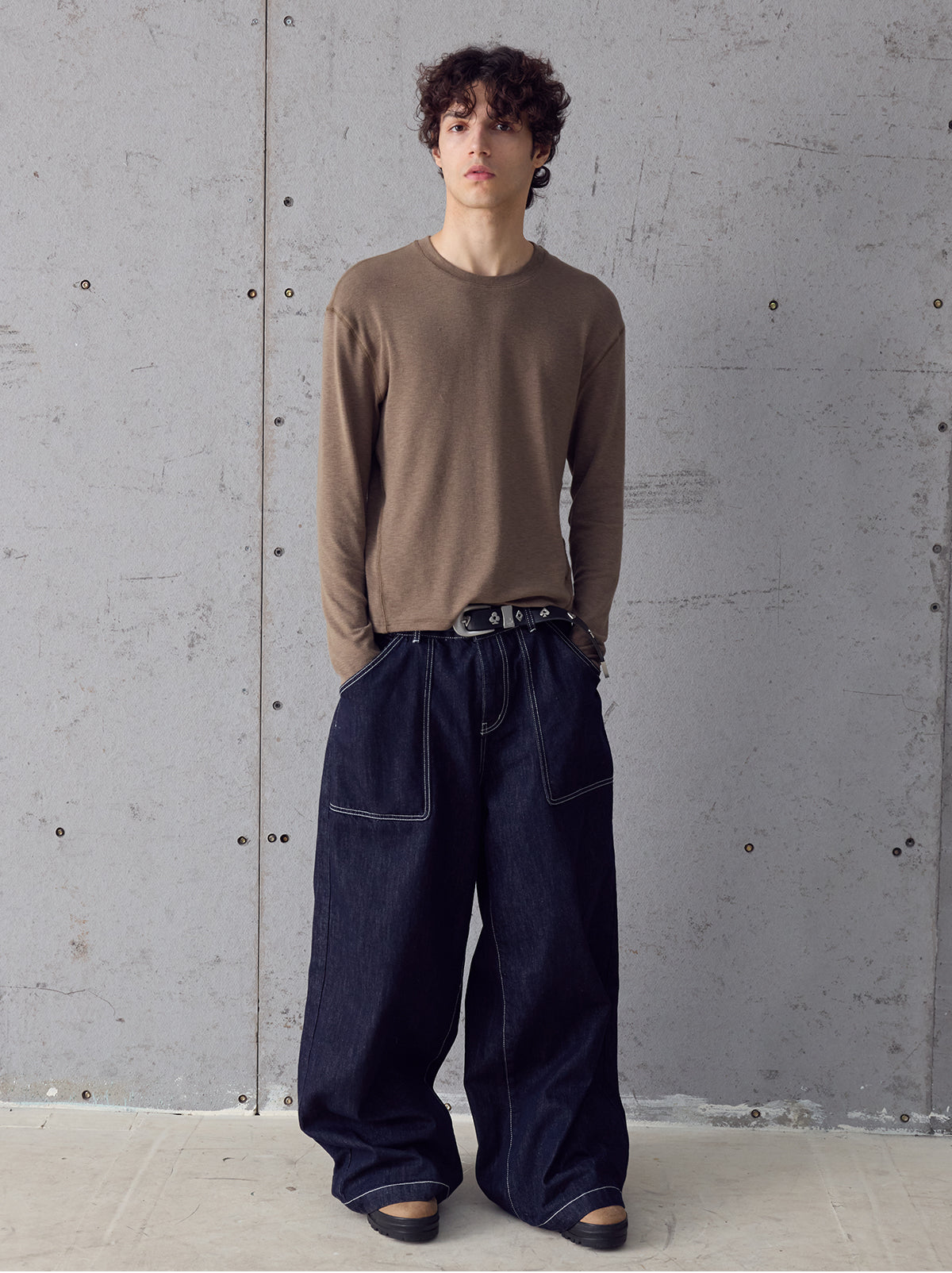 InsGale 25AW 親膚保暖肌理解構基礎打底長T