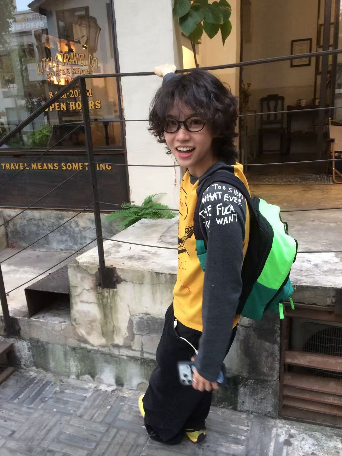 InsGale 26AW復古千禧風撞色吉他插肩袖長T