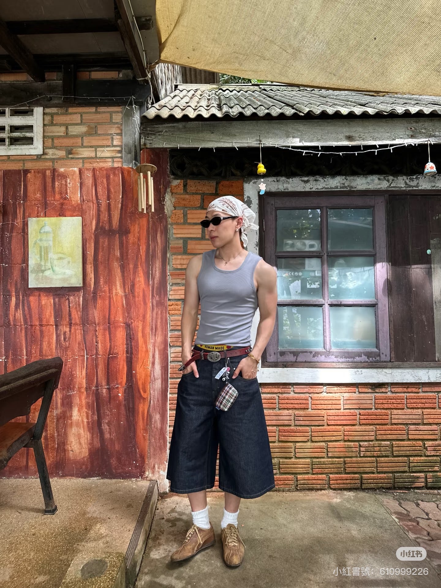 InsGale 25SS 七分原牛仔短褲