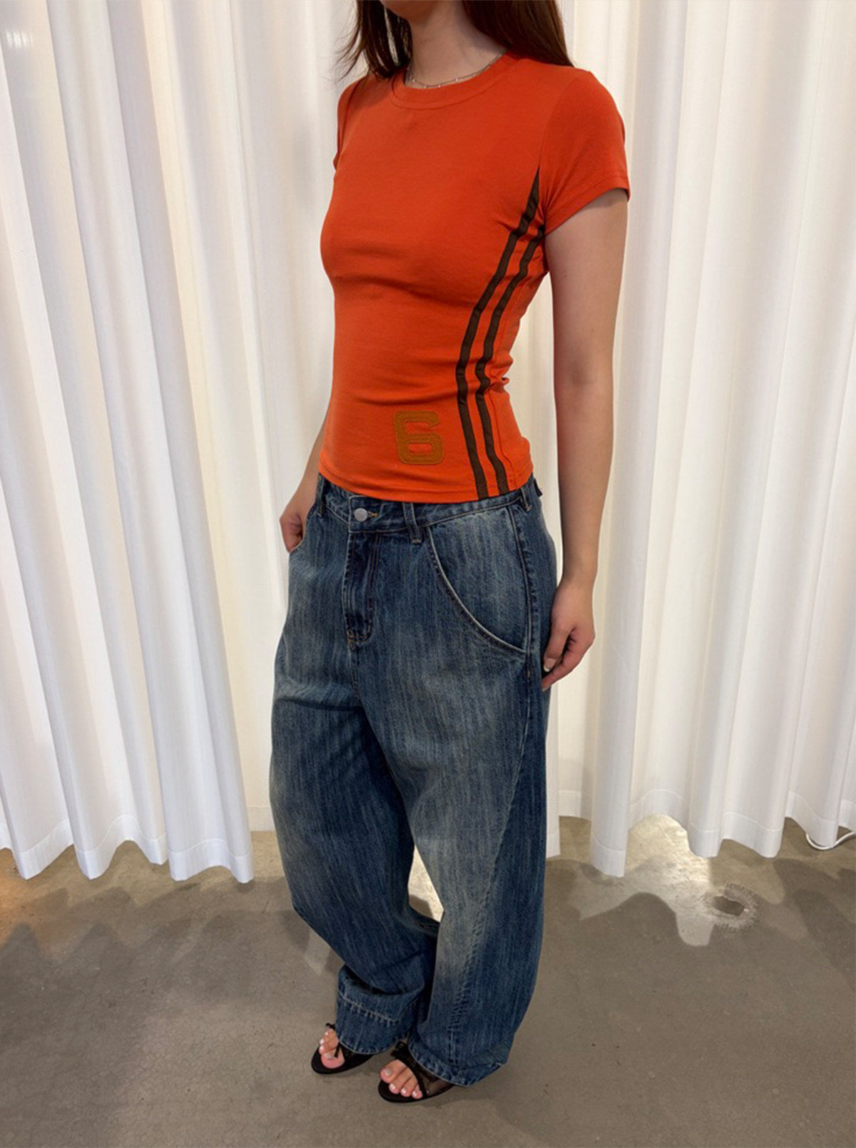 InsGale 26SS 復古緊身短T