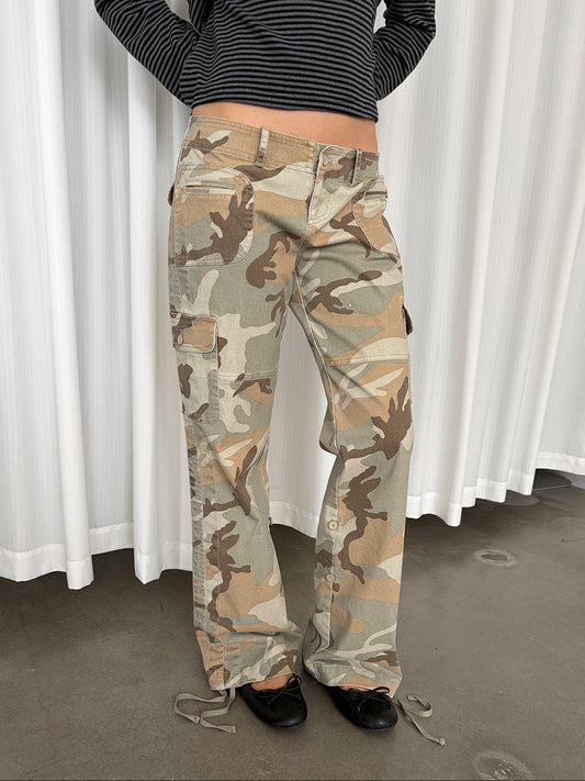 InsGale 26AW 迷彩兩穿工裝褲