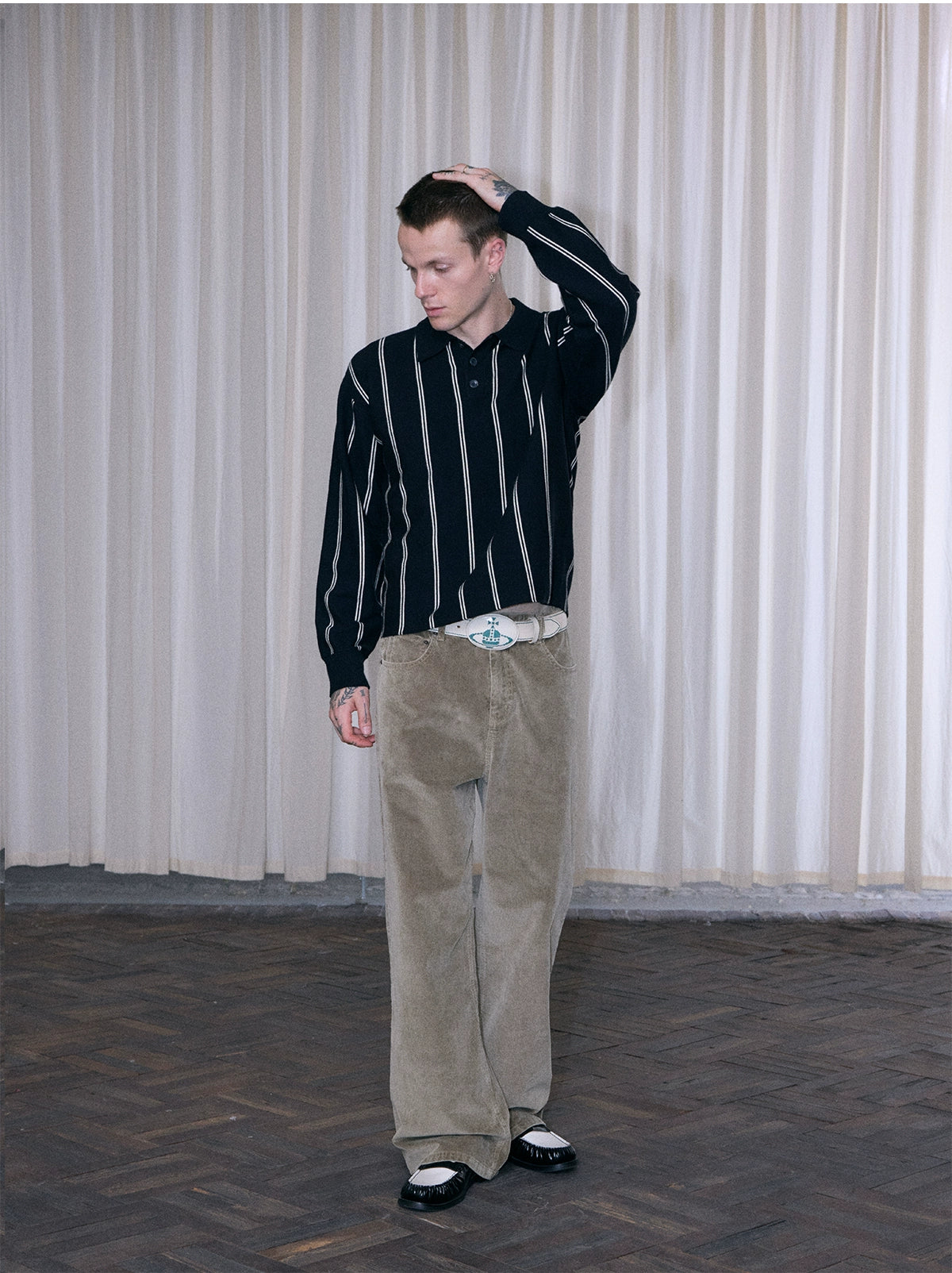 InsGale 25AW 復古燈芯絨直筒修身休閒長褲