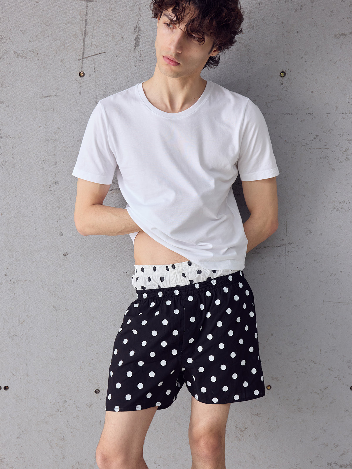 InsGale 25AW 三色點點豹紋透氣短褲（阿羅褲）