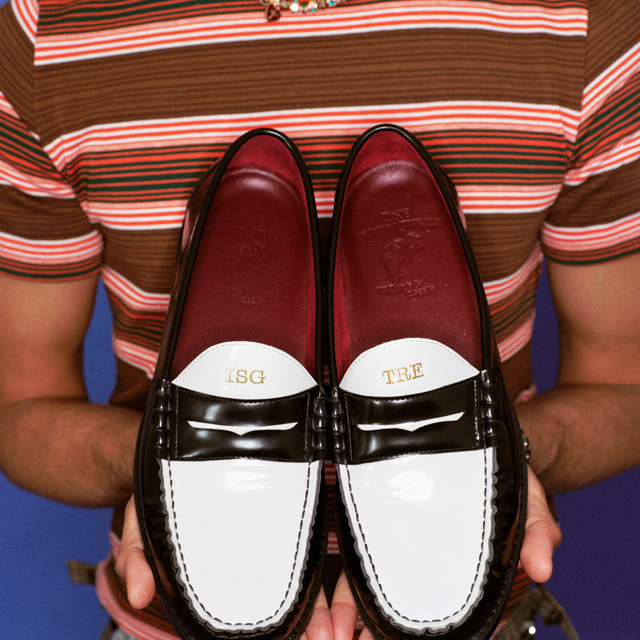 InsGale x TRE Club 聯名經典黑白樂福鞋