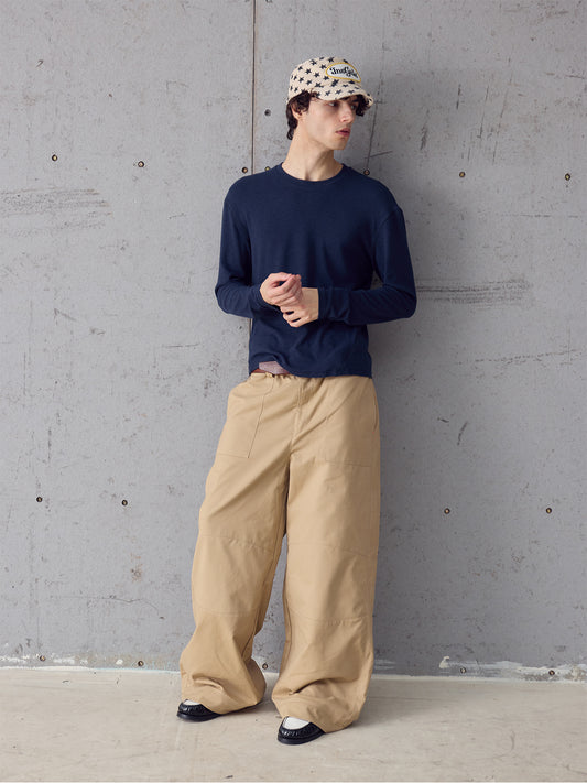 InsGale 25AW 星星針織平頂復古繡花鴨舌帽