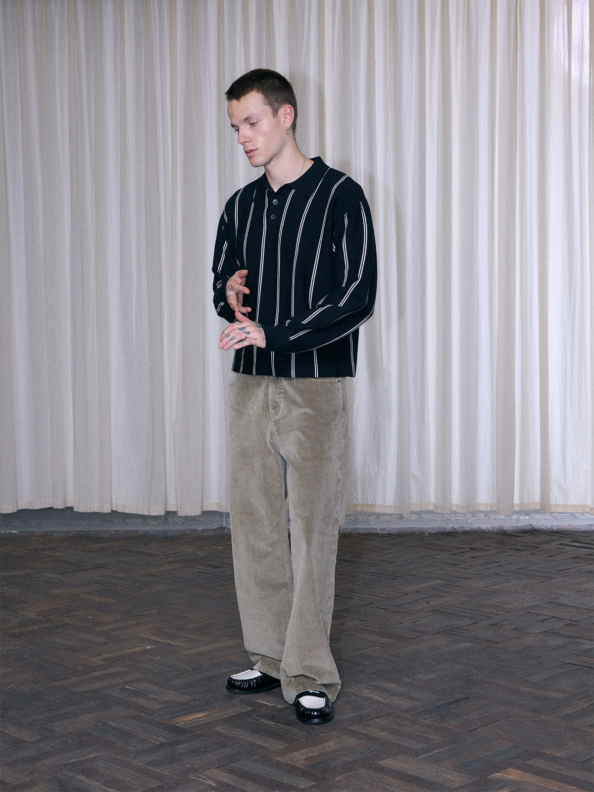 InsGale 25AW 復古燈芯絨直筒修身休閒長褲