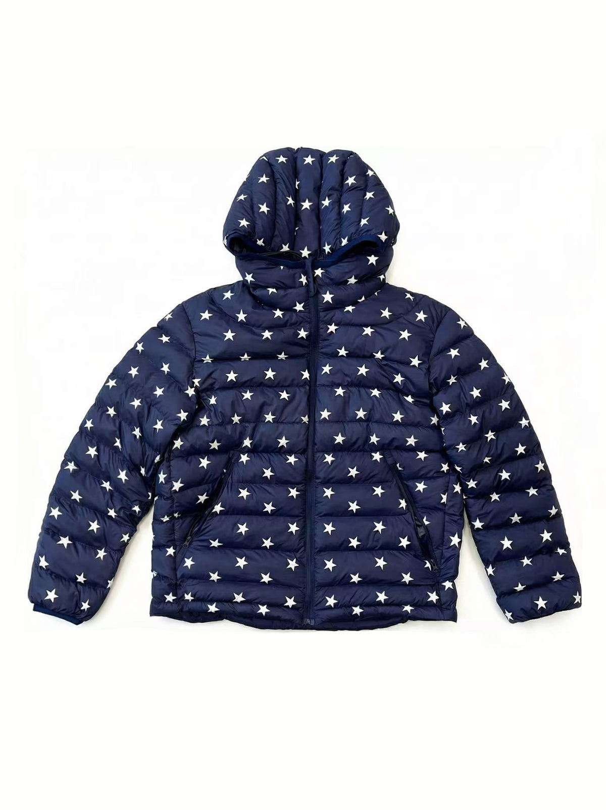 InsGale 25AW 藏青星星滿版排骨棉服