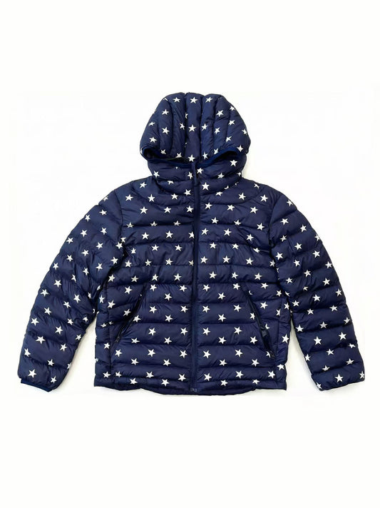 InsGale 25AW 藏青星星滿版排骨棉服