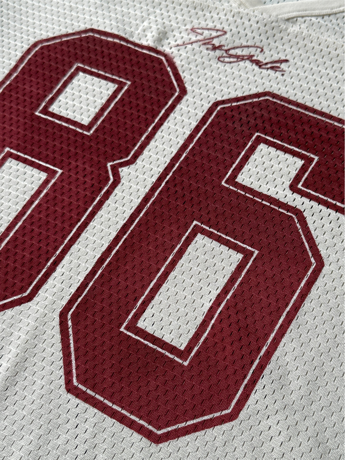 InsGale 25SS 網眼速乾白紅數字球衣短袖