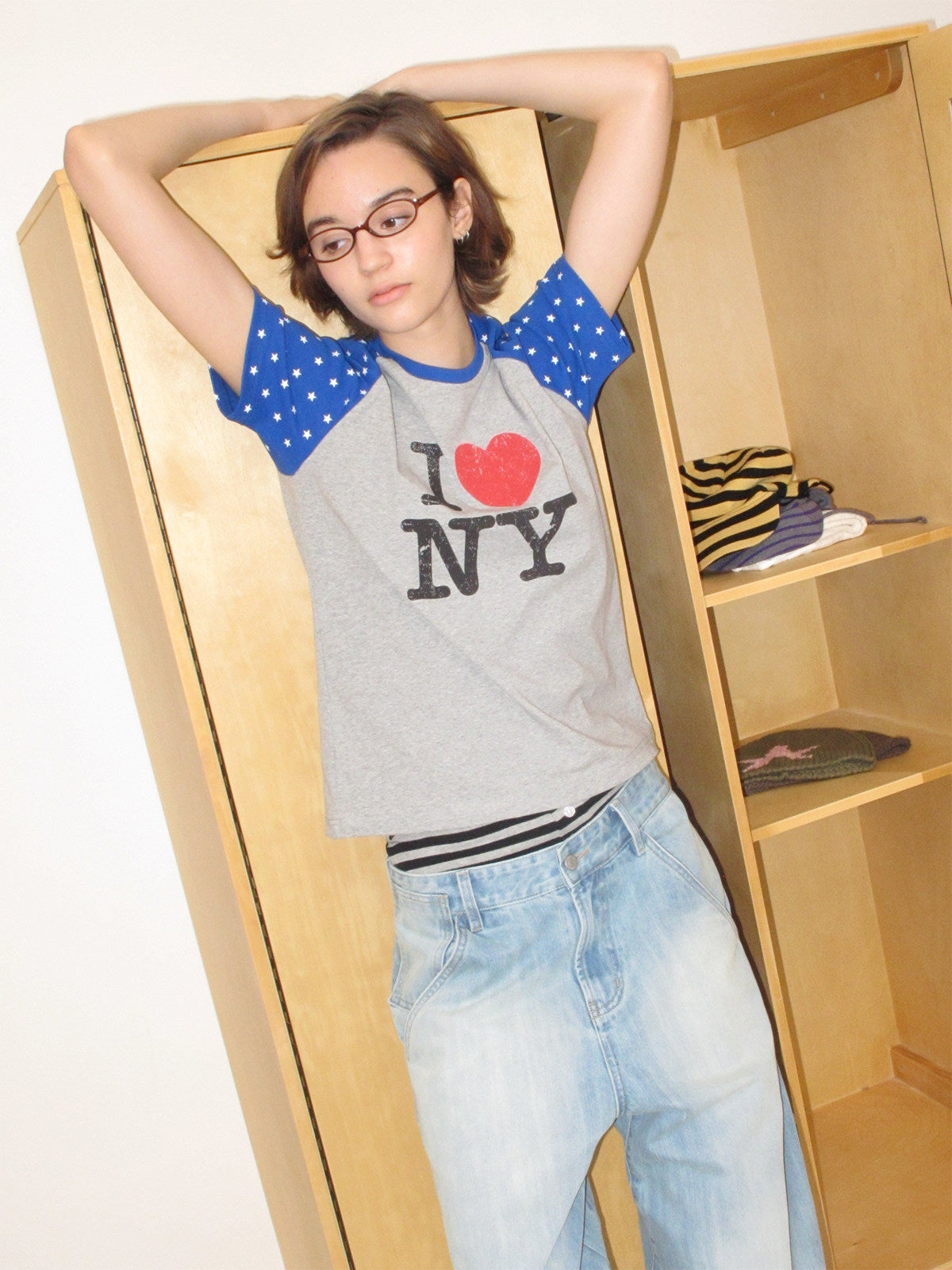 InsGale 26SS 星星I LOVE NY Tee