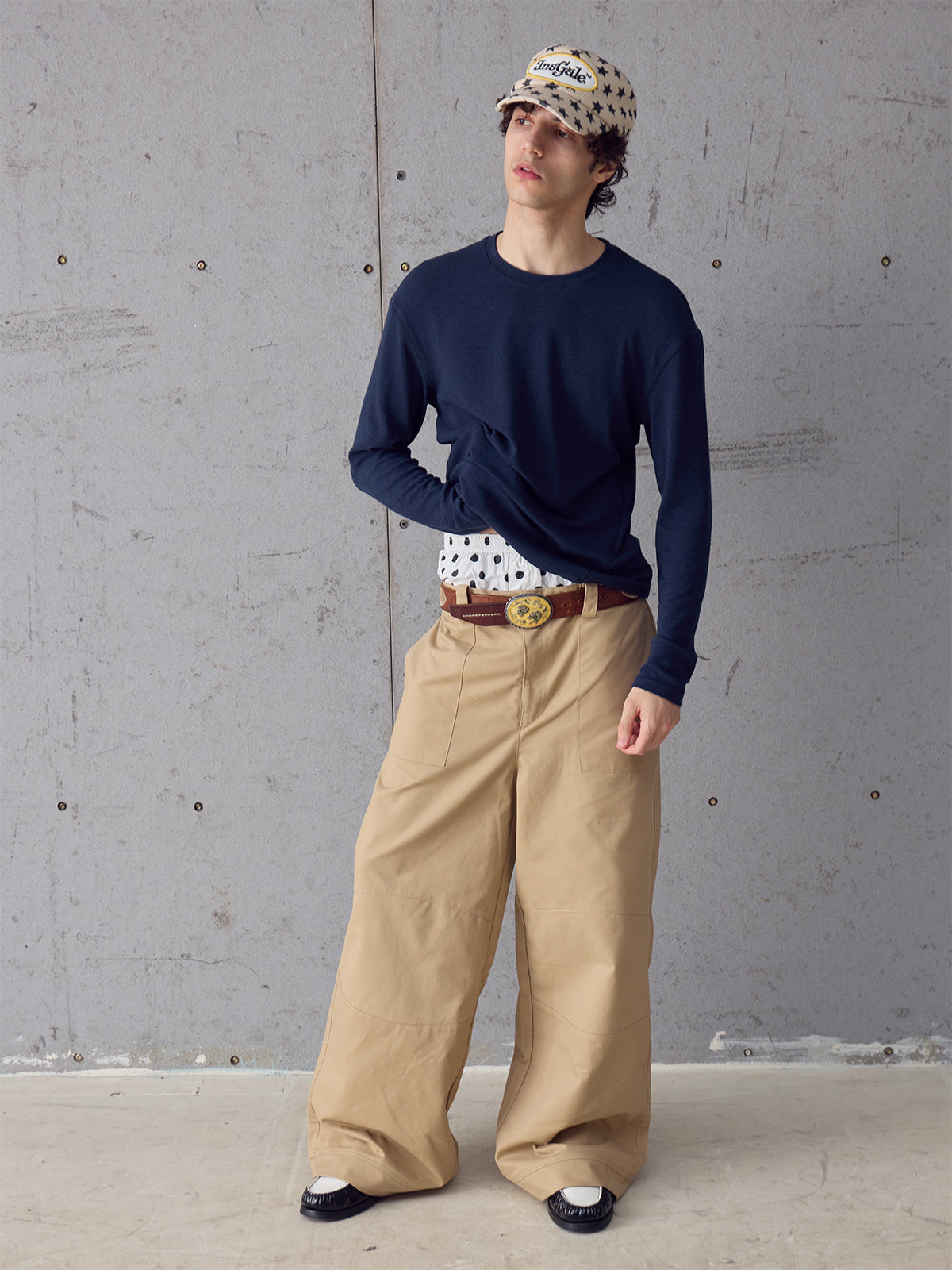 InsGale 25AW 親膚保暖肌理解構基礎打底長Ｔ