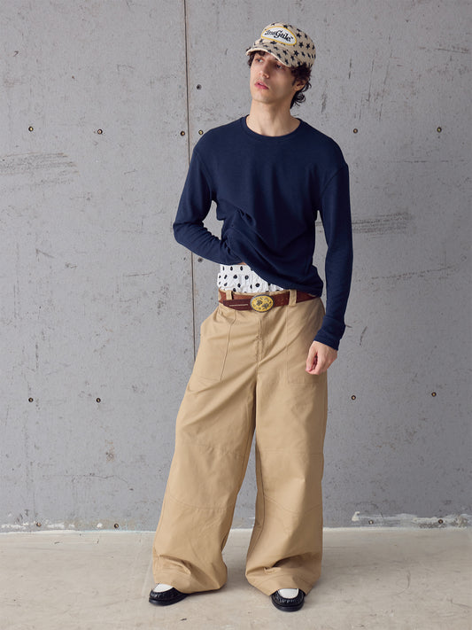 InsGale 25AW 親膚保暖肌理解構基礎打底長Ｔ