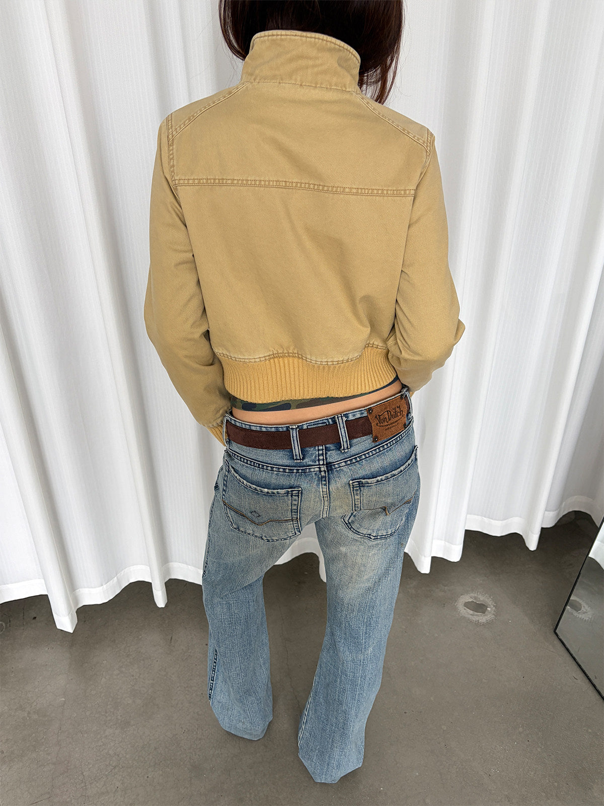 InsGale 26AW 卡其毛領工裝外套