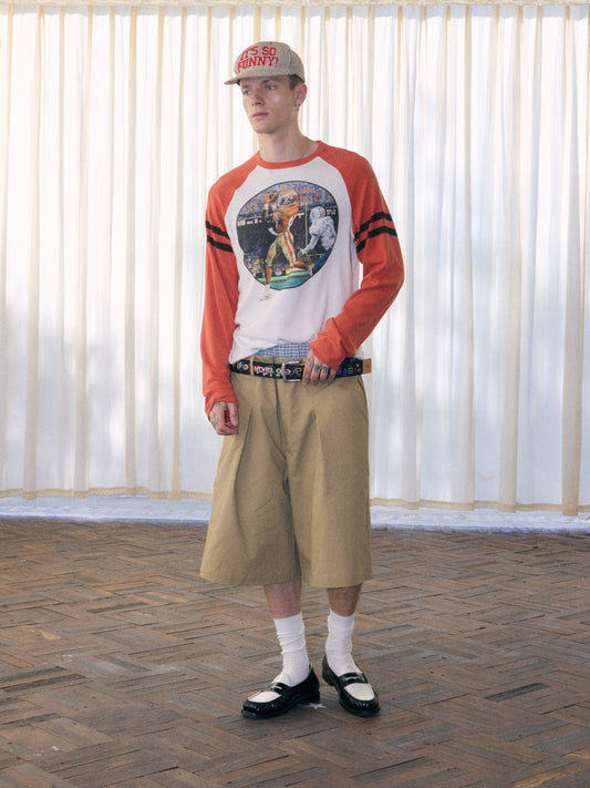 InsGale 25SS 雙褲頭卡其短褲