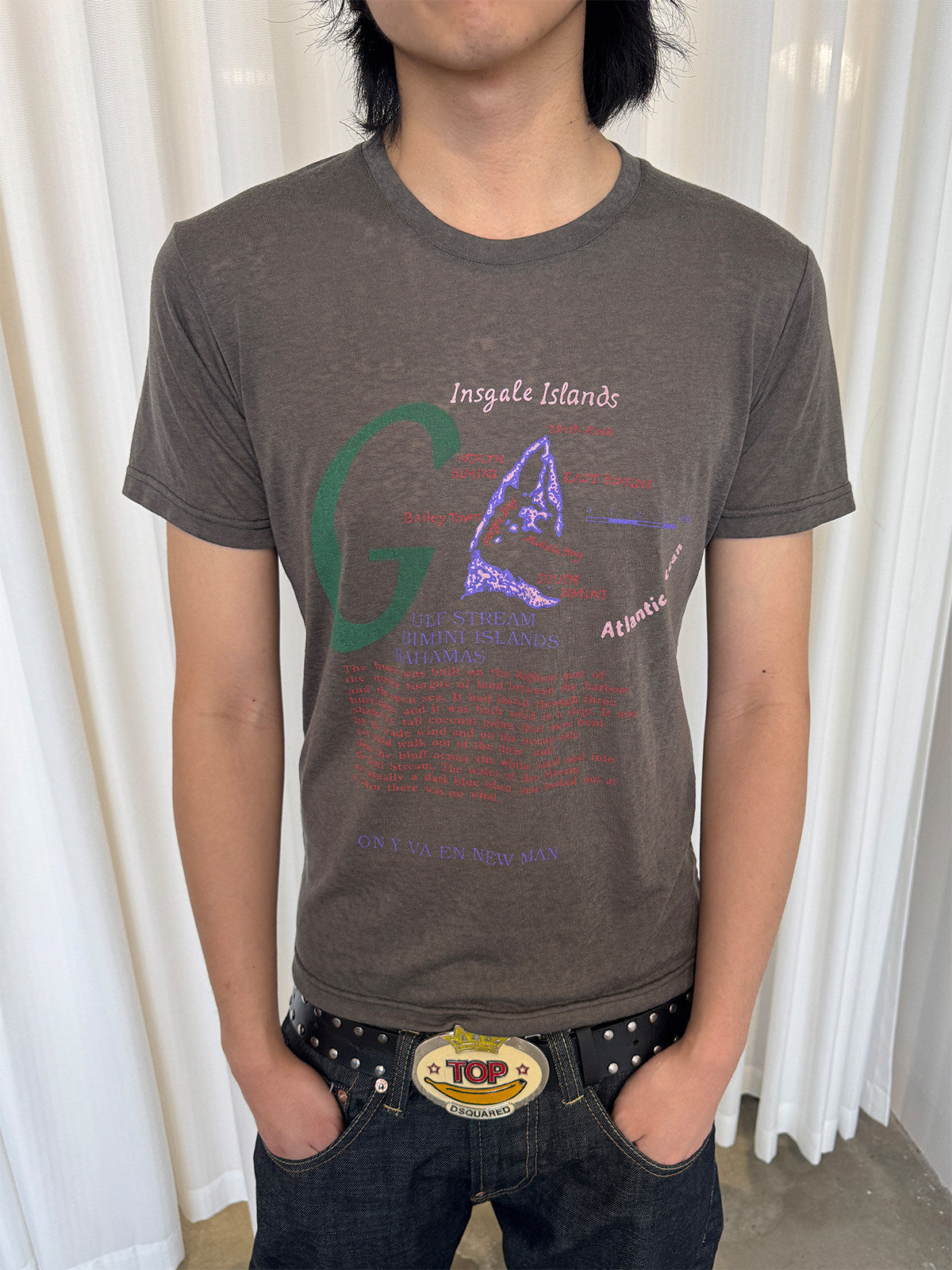 InsGale 26SS vintage insgale islands 短T