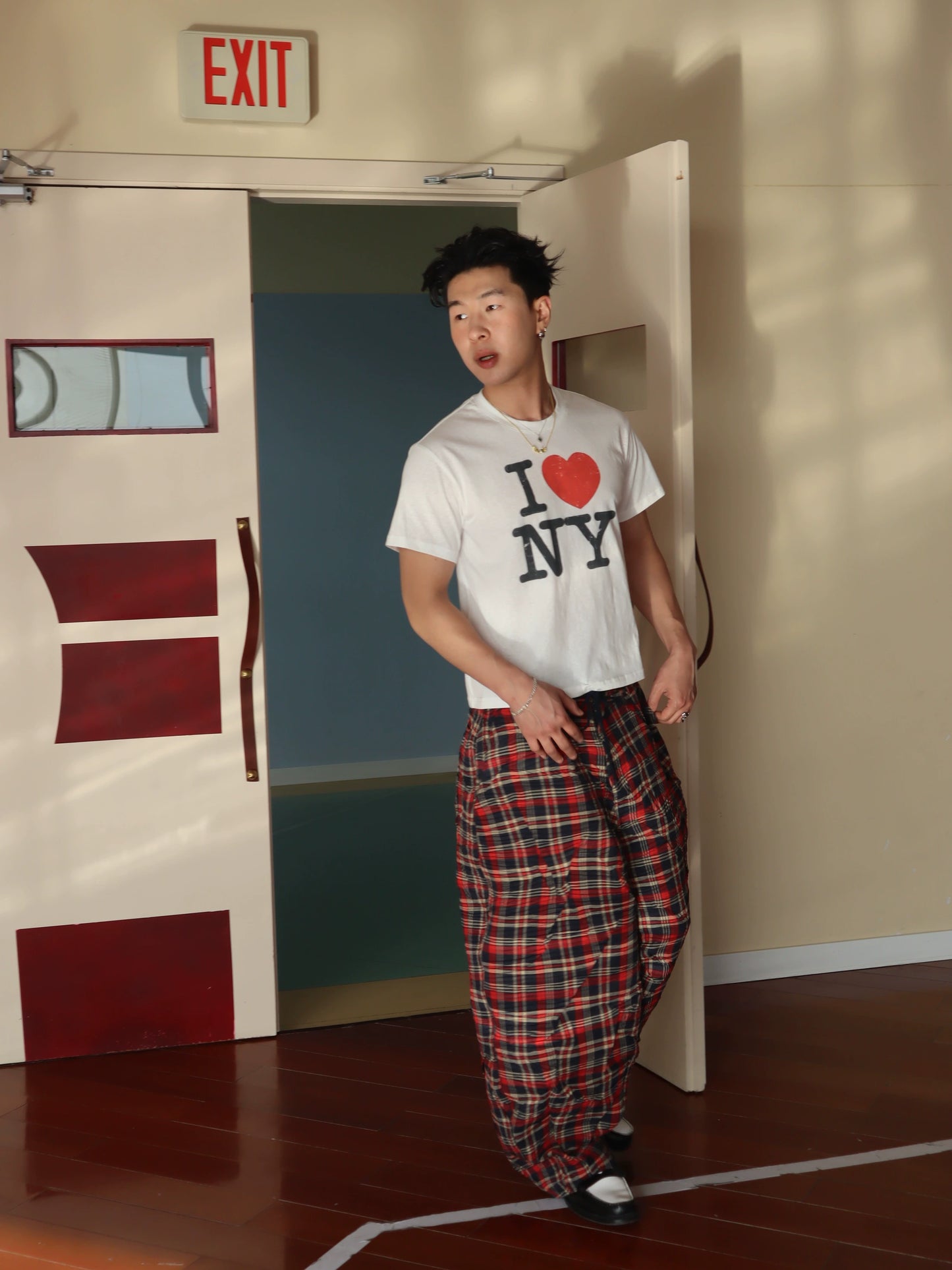 InsGale 25SS 復古I LOVE NY 紀念標語 短袖T