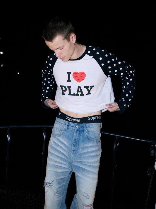 InsGale 25AW 點點印花長Ｔ