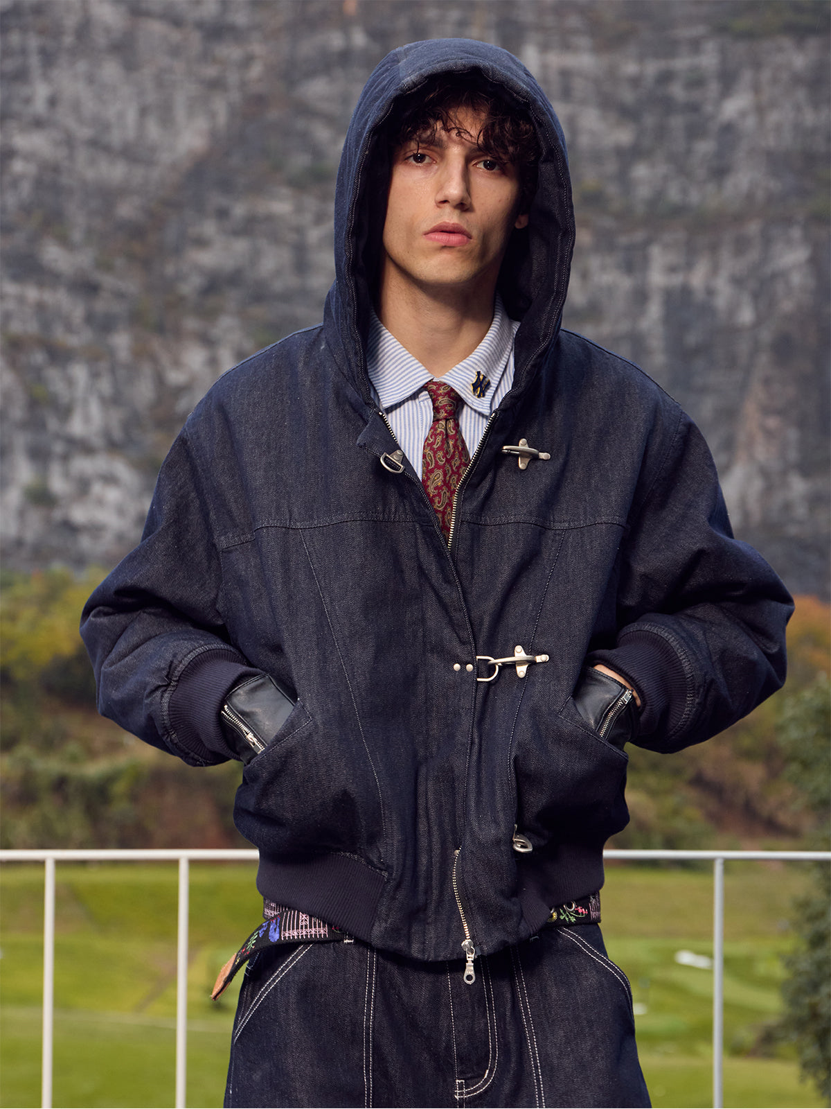 InsGale 25AW 原牛龍蝦扣MA1棉服Boomber外套