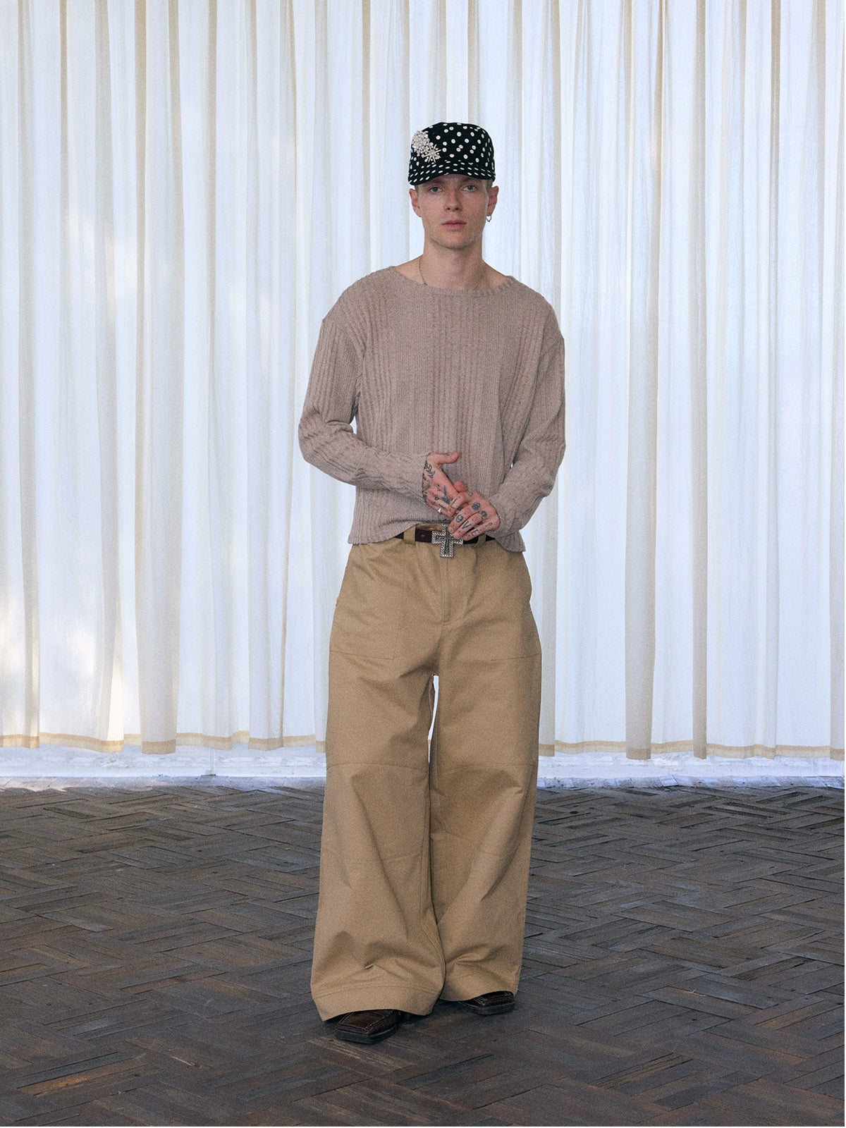 InsGale 25AW 肌理針織內搭打底上衣短款長袖