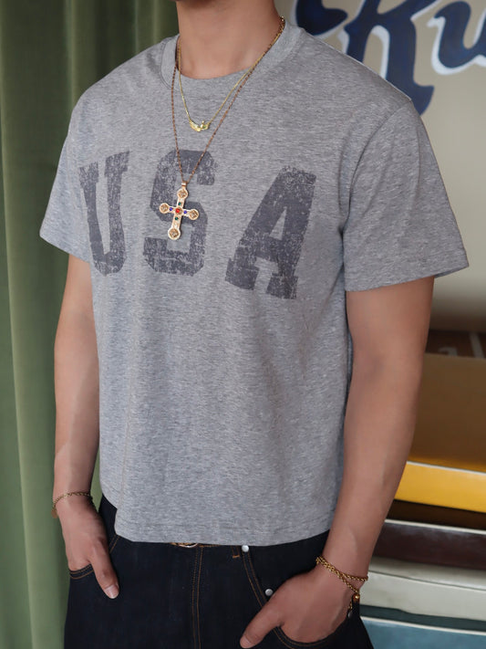 InsGale 25SS USA Slogan短T