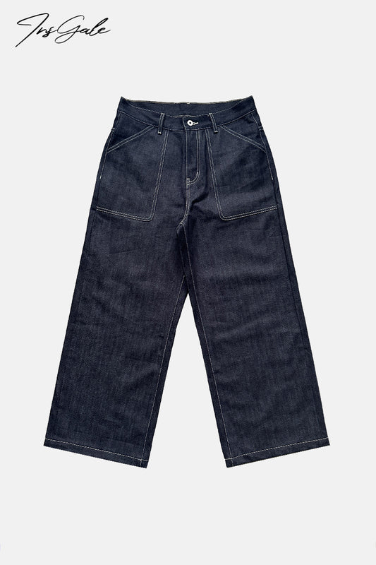 InsGale 25SS 經典原牛寬鬆BAGGY牛仔褲