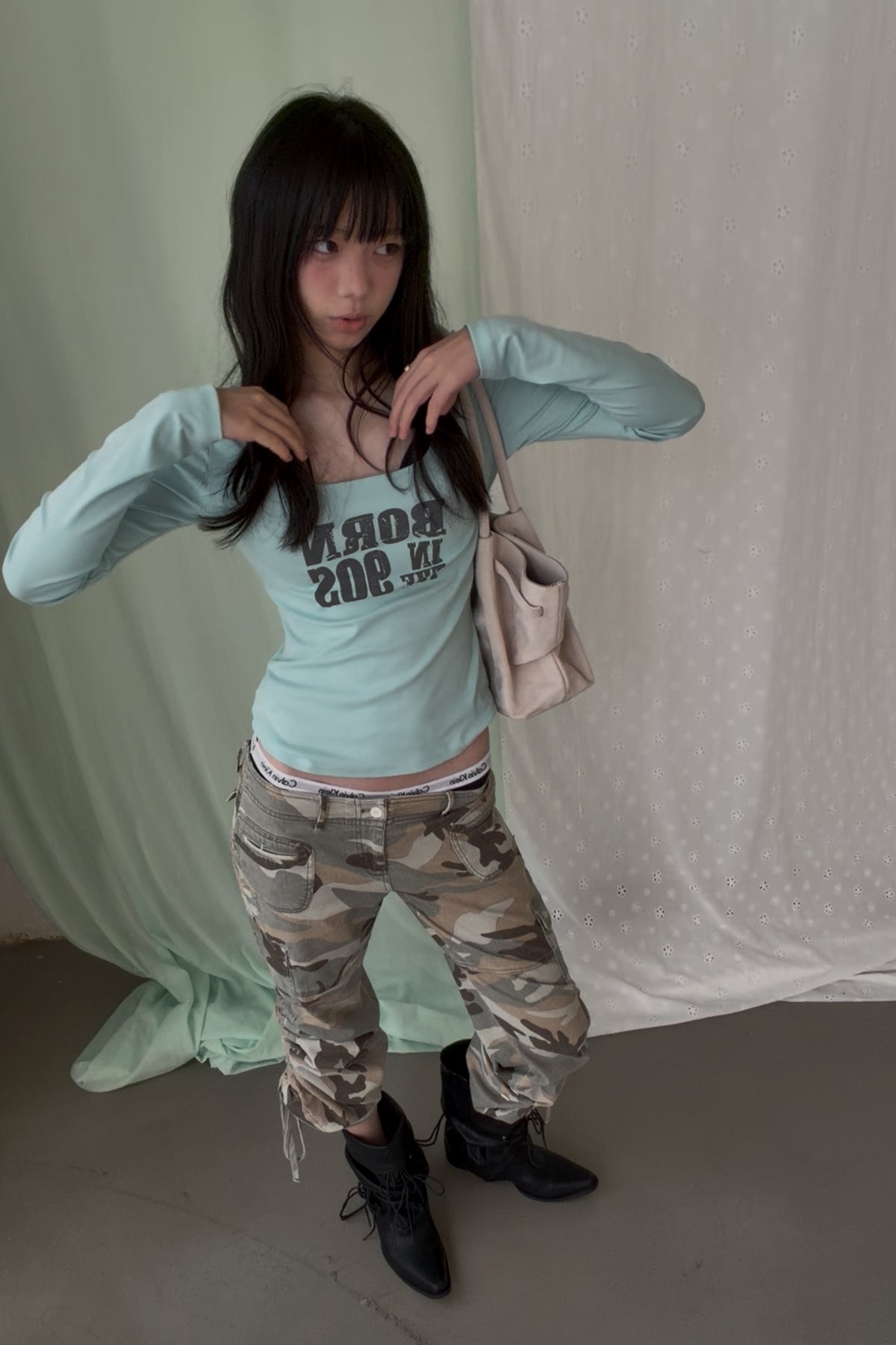 InsGale 26AW Camo 2-Way Cargo Pants